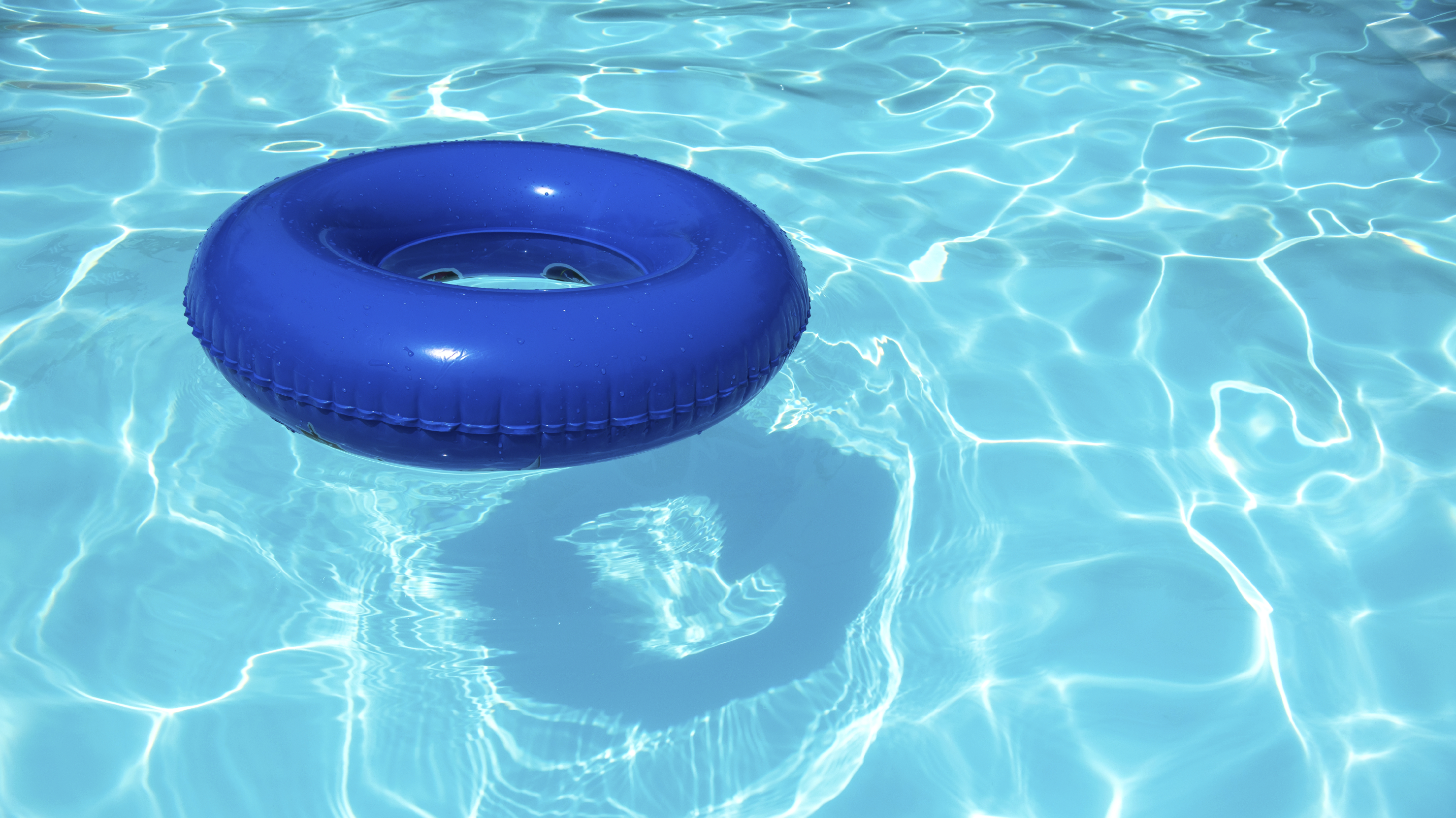 swimming with pool buoy